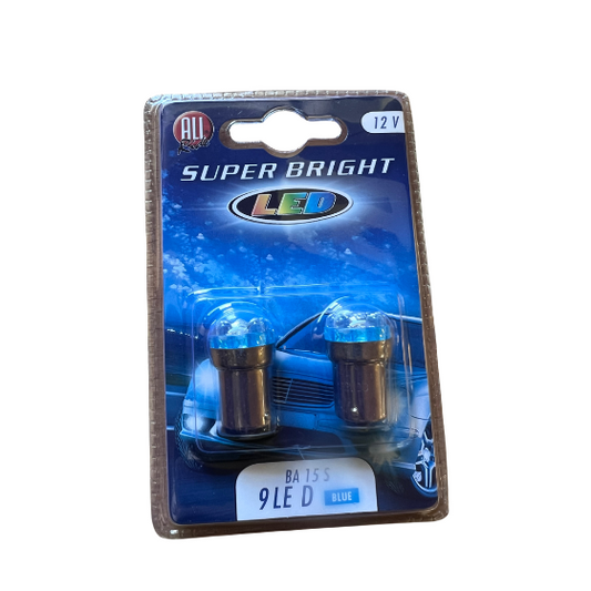 All Ride LED Autopære 12V 9 LED BA15s