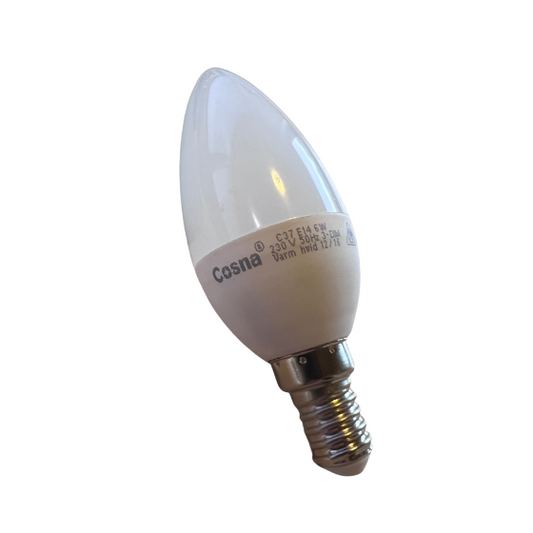 Cosna LED Kertepære 6W 830 Mat 3-Dim E14