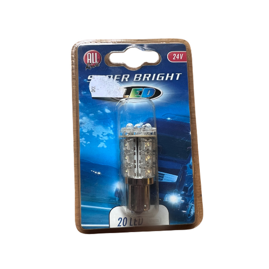 All Ride LED Autopære 24V 20 LED BA15s