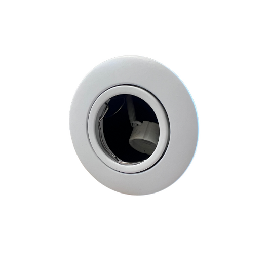 Nordtronic Downlight GU10 Ø87mm m/Bagdåse Kipbar 230V Mat Hvid