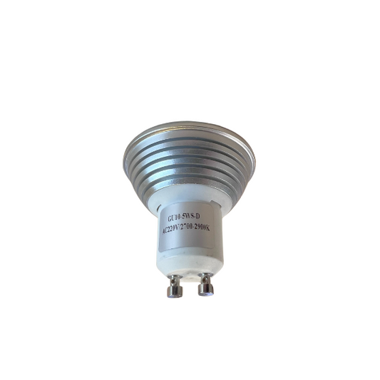 LED GU10 5W 827-829 36° Sølv/Hvid