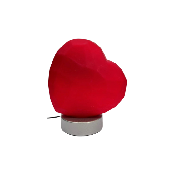 Nielsen Light Bordlampe E14 24cm Hjerte Rød