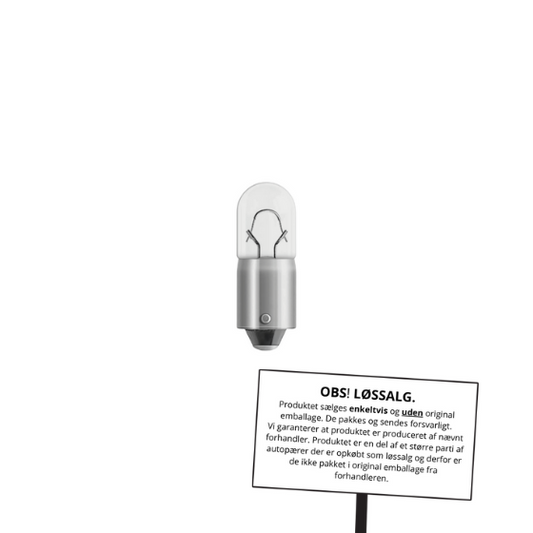 Osram Autopære 3W 12V 22lm BA9s