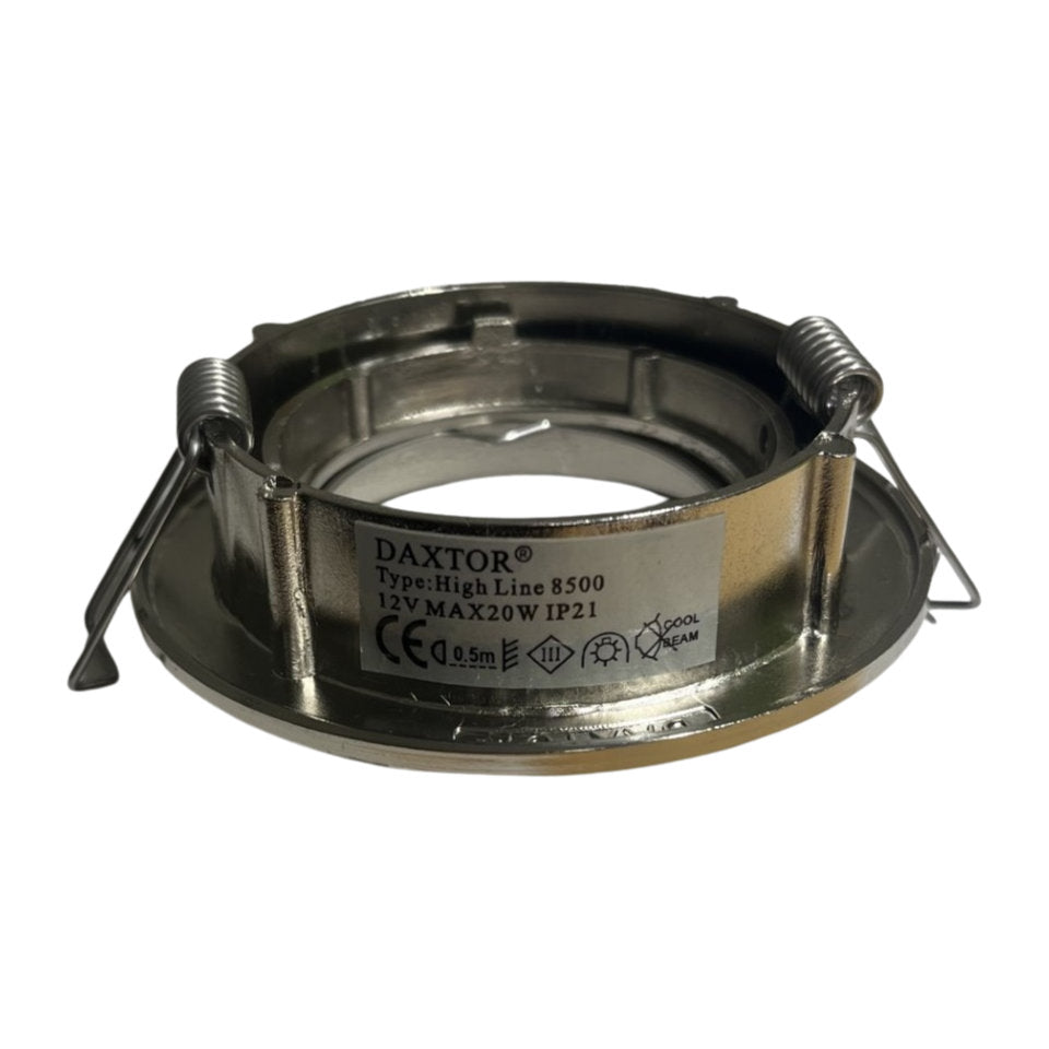 Daxtor Downlight MR16 GU5.3 Ø85mm 12V Kipbar Børstet Stål