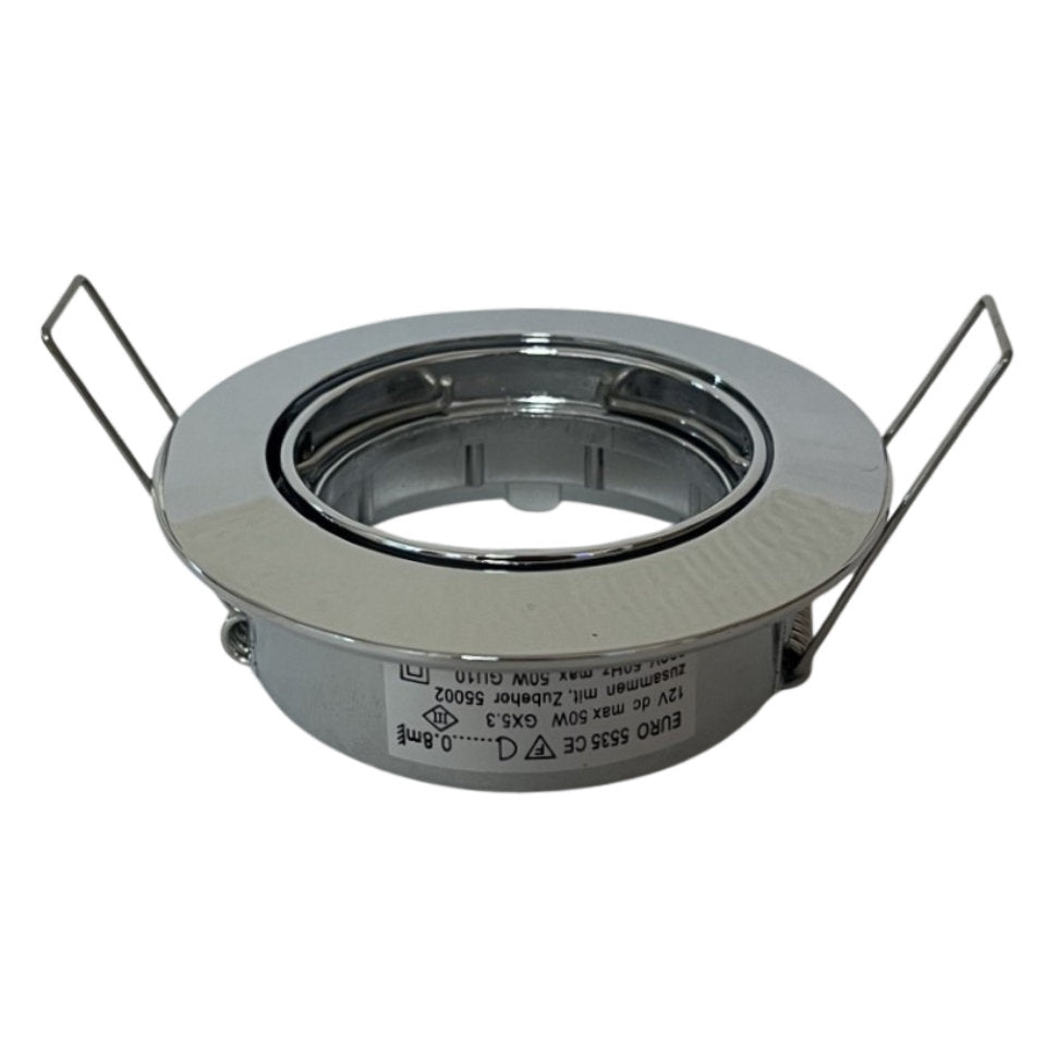 Rutec Downlight MR16 GX5.3 Ø81mm Kipbar 12V Chrom