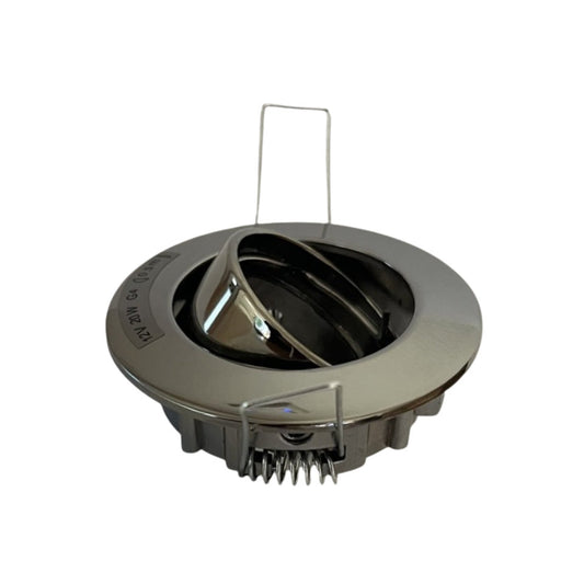 Flash Light Downlight MR11 GU4 Ø67mm Kipbar 12V Chrom