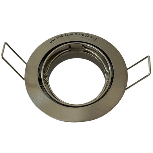 Flash Light Downlight GU10 Ø83mm 230V Kipbar Børstet Stål