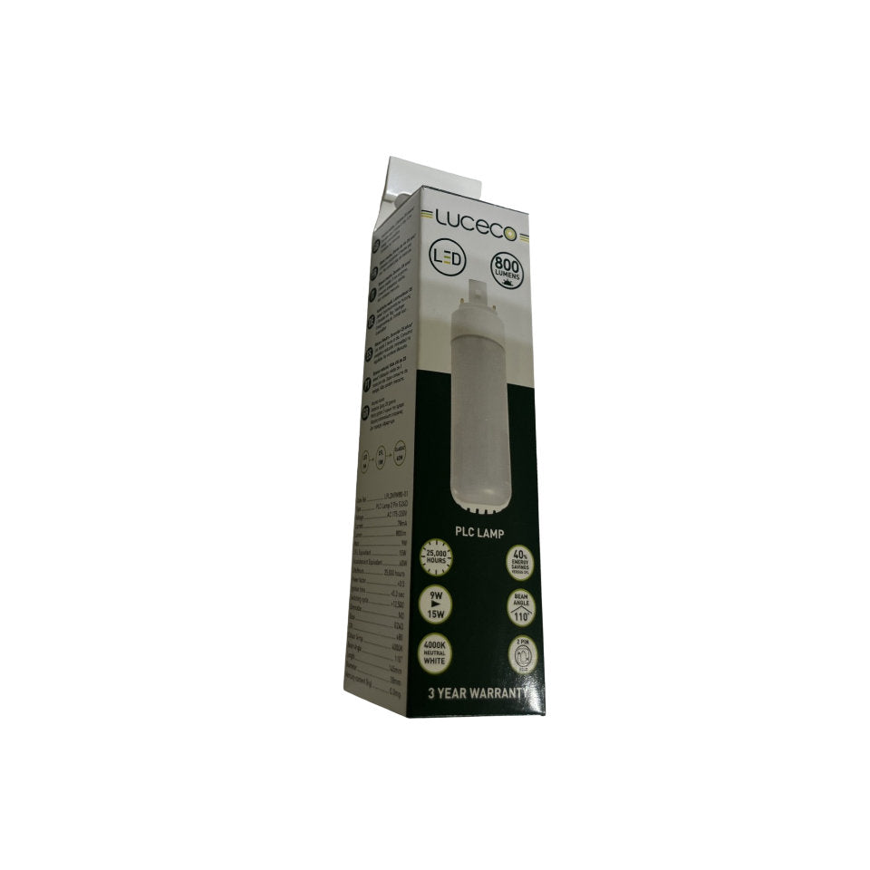 Luceco LED PL-C 9W(15W) 840 800lm G24d (2-Pin)