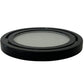 Afdækningsring til Downlight Ø66mm m/glas Sort