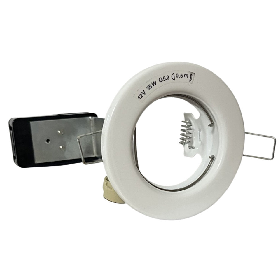 Flash Light Downlight MR16 G5.3 Ø80mm 12V Hvid