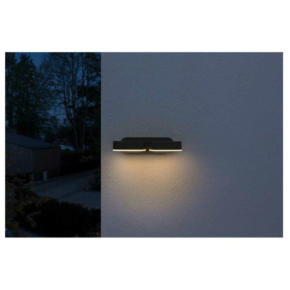 Ledvance LED Væglampe 13W 830 630lm Mørkegrå Alu IP44