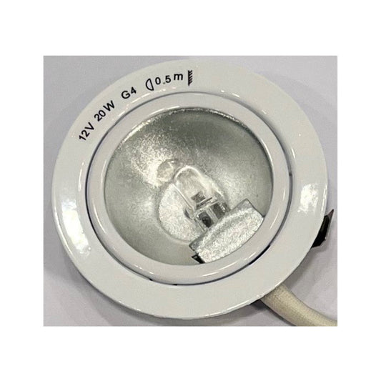 Flash Light Downlight G4 Ø45mm. 12V Hvid