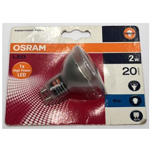 Osram LED GU10 2W Blå 30°