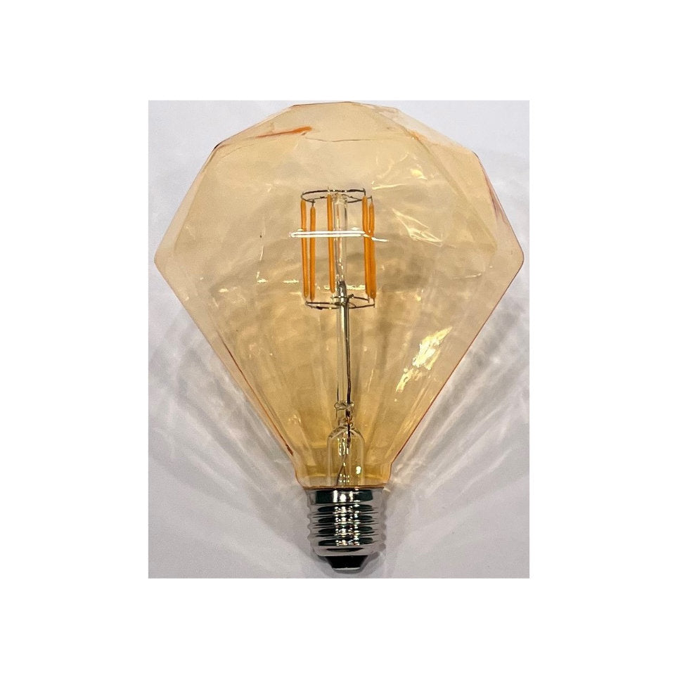 LED Diamantpære 6W(40W) 822 470lm Dim Gold Ø120 E27