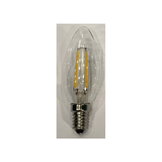 Nem-LED LED Kertepære 4W(35W) 827 300lm Klar E14