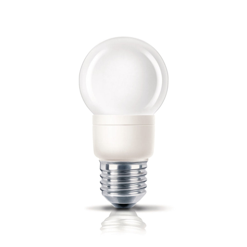 Philips LED Kronepære 1W Rød Opal E27