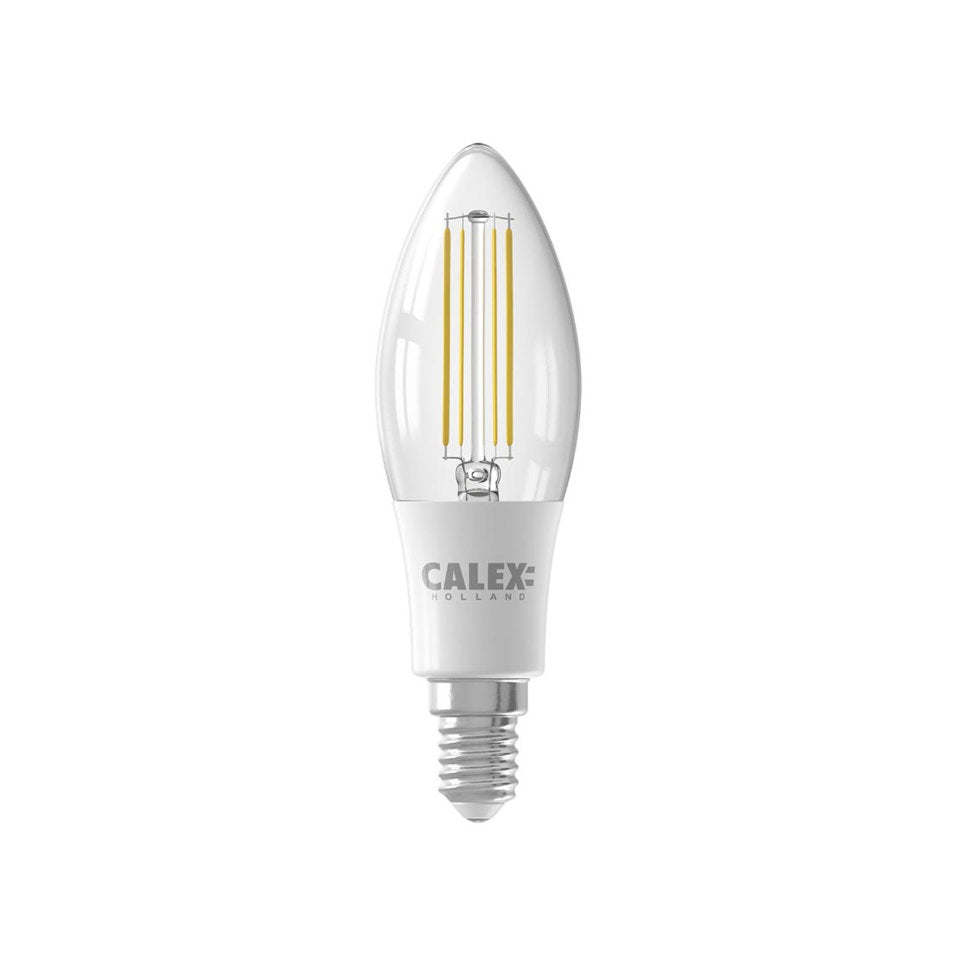 Calex LED Kertepære 4W 827 390lm Dim Klar E14