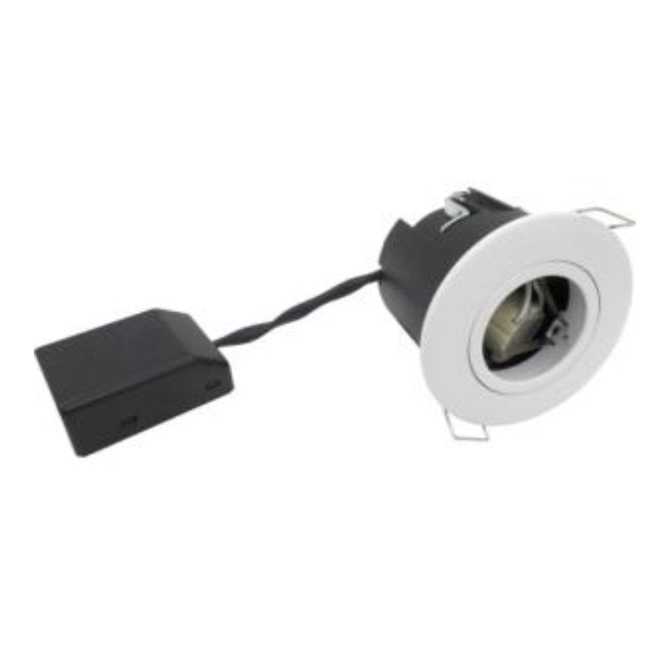 Nordtronic Downlight GU10 Ø50mm m/Bagdåse 230V Hvid