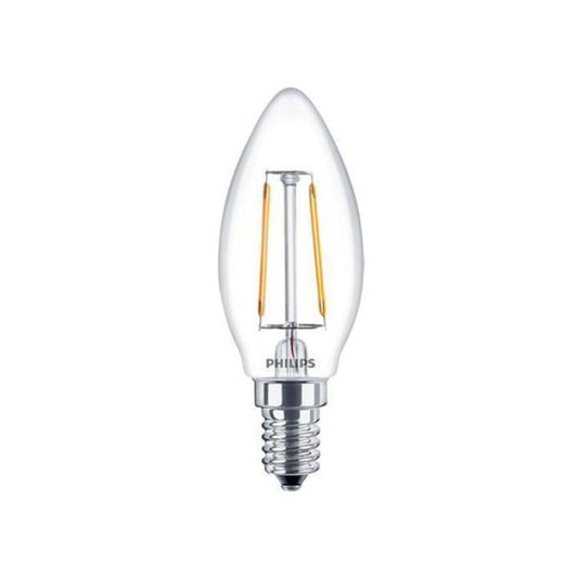 Philips LED Kertepære 4W(40W) 827 470lm Klar E14