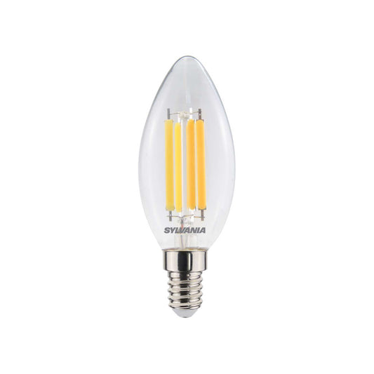 Sylvania LED Kertepære 6W(60W) 827 806lm Klar E14