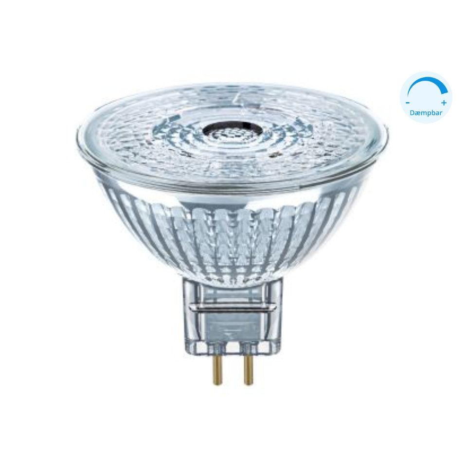 Osram LED MR16 3,4W(20W) 930 230lm Dim 36° Klar GU5.3