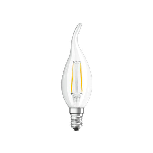 Osram LED Kertepære 4W(40W) 827 470lm Klar Vindstød E14