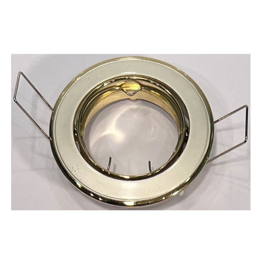 Downlight MR16 GU5.3 Ø50mm 12V Messing/Hvid