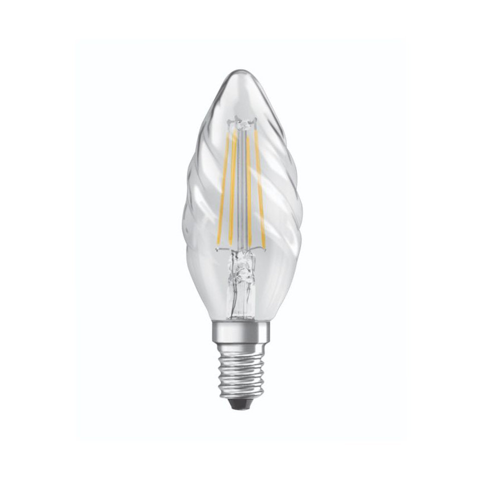 Osram LED Kertepære 4W(40W) 827 470lm Snoet Klar E14