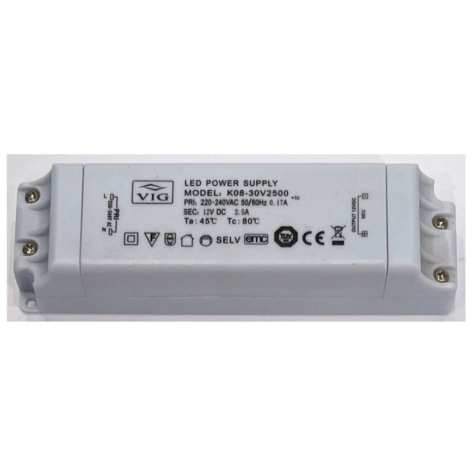 Vig LED Driver 0-30W 12VDC