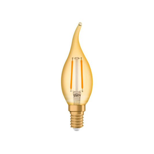 Osram LED Kertepære 1,5W(12W) 824 120lm Gold Vind E14