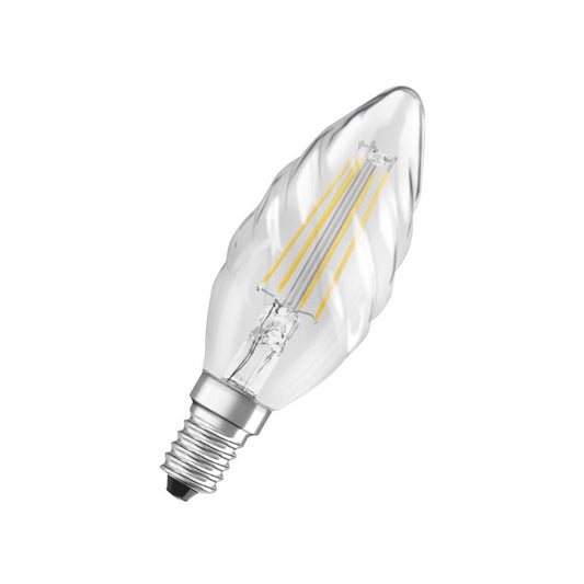 Ledvance LED Kertepære 3,4W(40W) 940 470lm Dim Klar Snoet E14