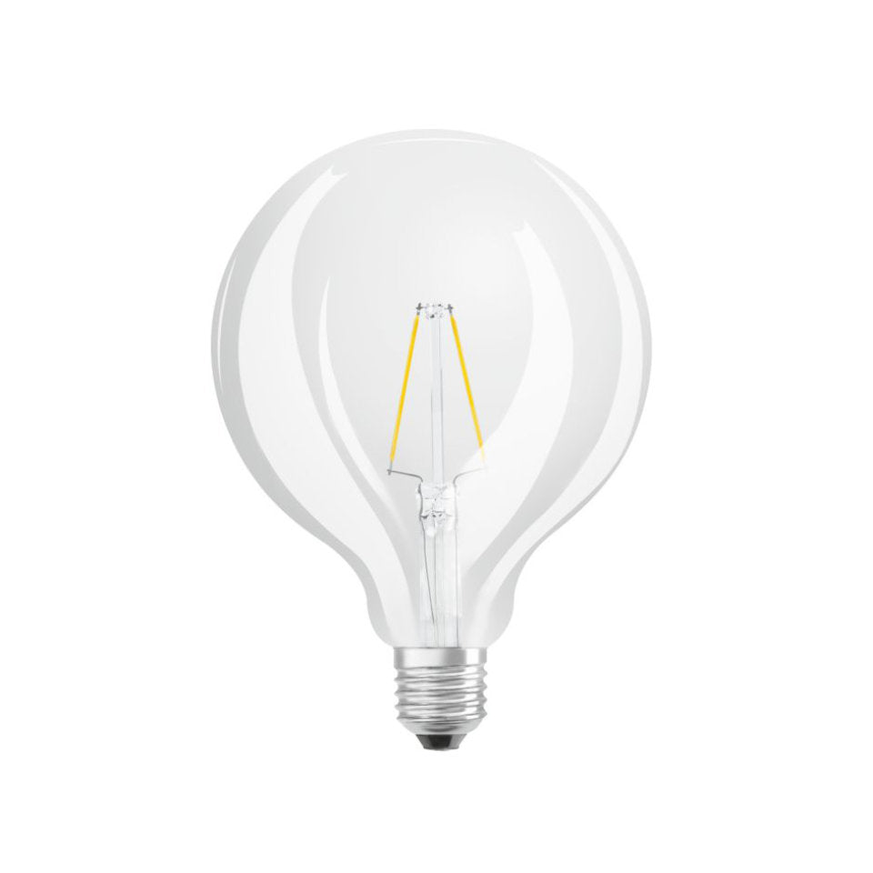 Ledvance LED Globepære 2,5W(25W) 827 250lm Klar Ø125 E27