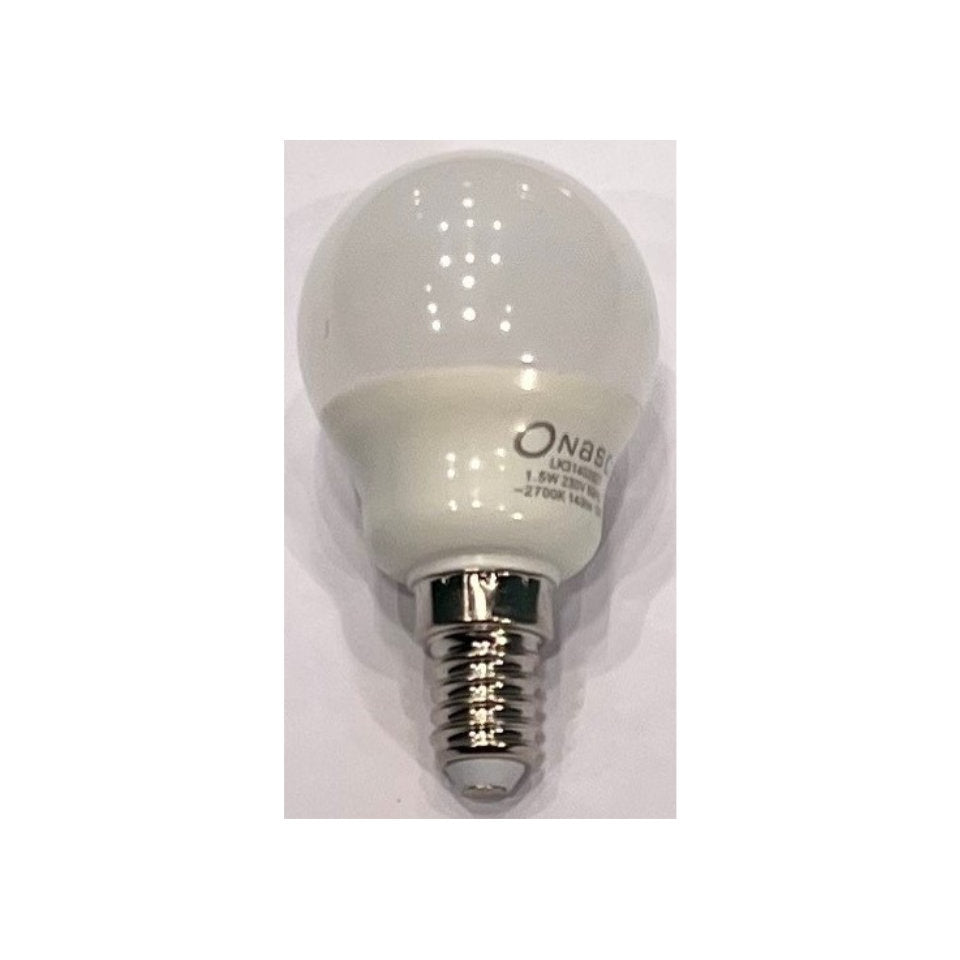 Nasc LED Kronepære 1,5W(15W) 827 140lm Mat E14