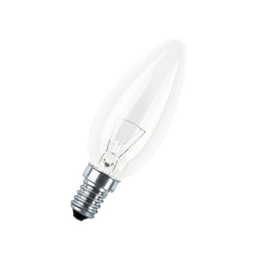 Osram Glødepære Kertepære 11W 2700K 50lm Klar E14
