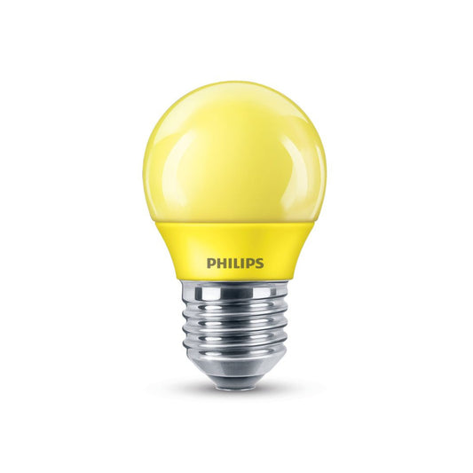 Philips LED Kronepære 3,1W(25W) Gul Mat E27