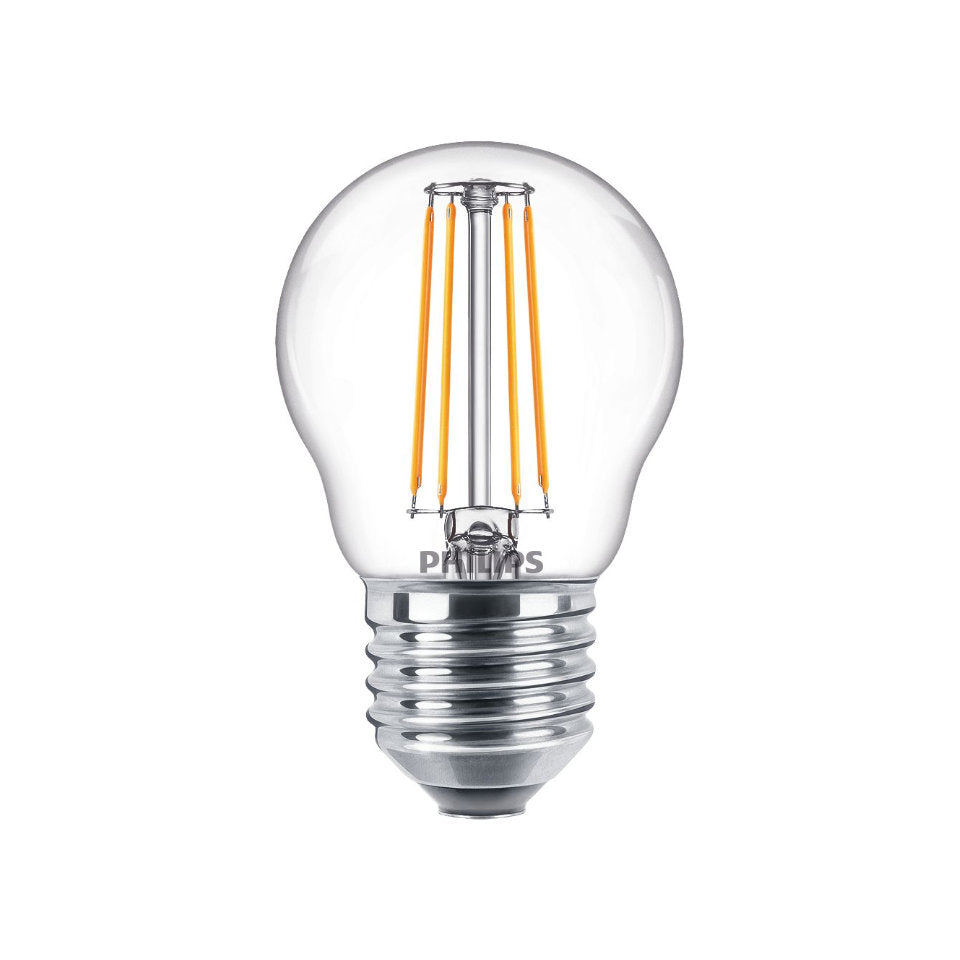 Philips LED Kronepære 4,3W(40W) 827 470lm Klar E27 B-VARE