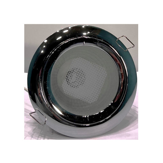 Downlight G6.35 Ø108mm IP44 Chrom