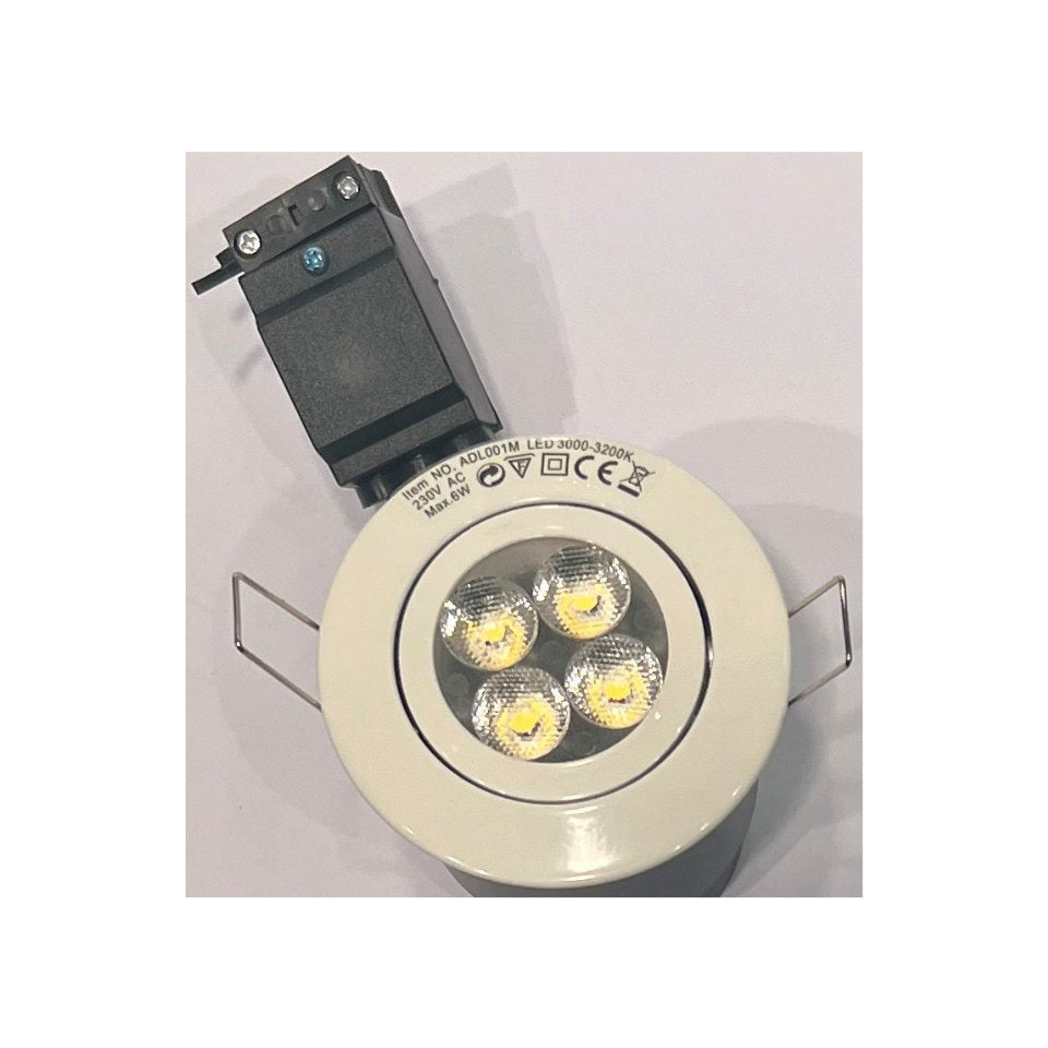 LED Downlight 6W 830-832 Dim 8,5cm Hvid