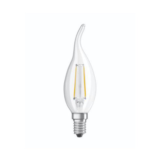 Osram LED Kertepære 4W(40W) 827 470lm Klar Vindstød E14