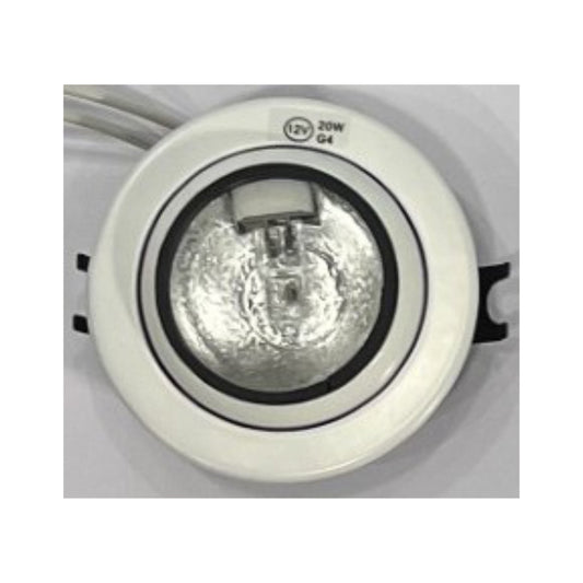 Downlight Møbel G4 68mm 12V Kipbar Hvid/Sort