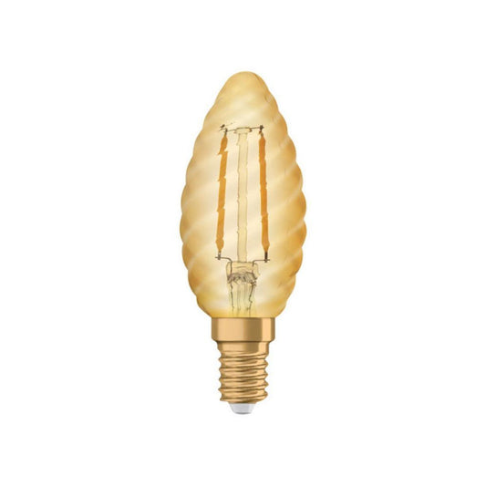 Osram LED Kertepære 1,4W(12W) 825 120lm Gold Snoet E14