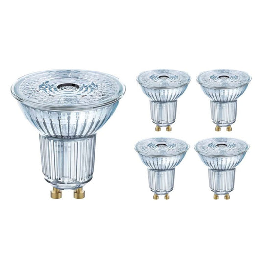 Osram LED GU10 4,5W(50W) 927 350lm Dim 36° Klar 5-Pak