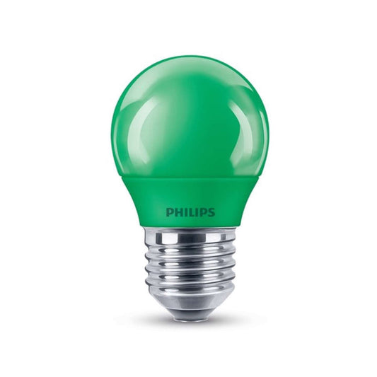Philips LED Kronepære 3,1W(25W) Grøn Mat E27