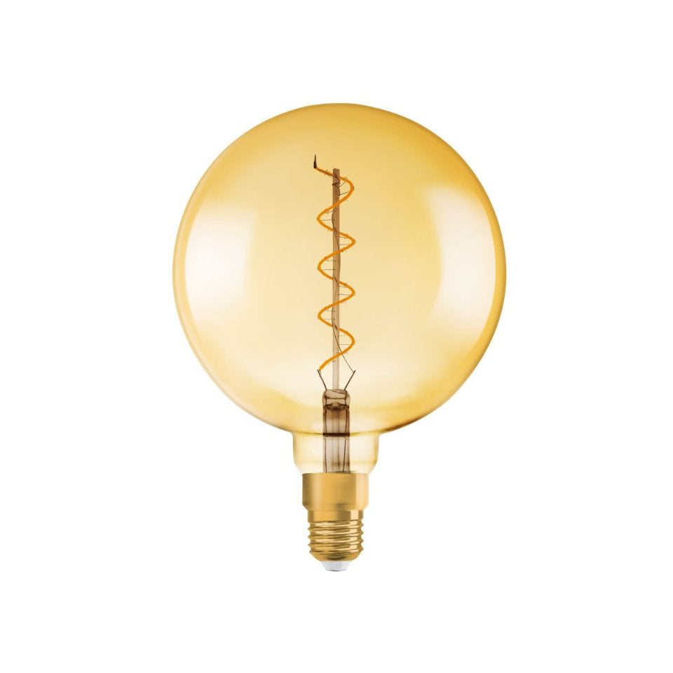 Osram LED Globepære 5W(28W) 827 300lm Ø200 Dim Gold E27