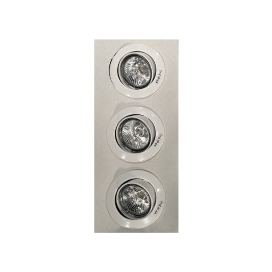 Sylvania Downlight GU10 Ø50mm 230V Hvid 3-Pak