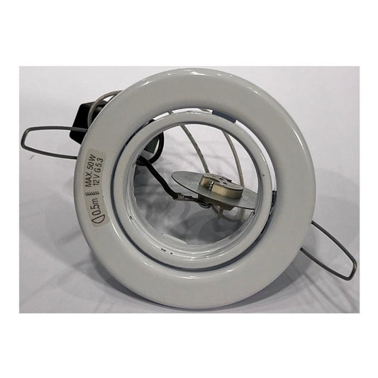 Downlight MR16 G5.3 Ø50mm 12V Hvid