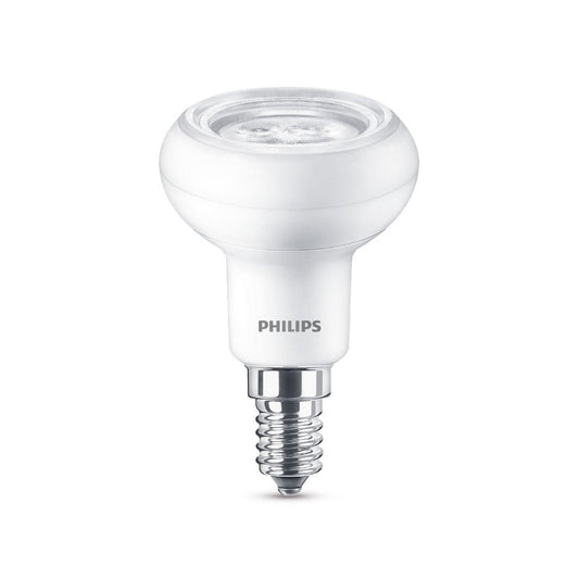 Philips LED Reflektorpære R50 1,7W(25W) 827 135lm Dim 36° Hvid E14