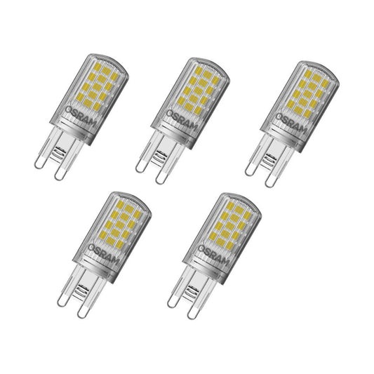 Osram LED G9 4,2W(40W) 827 470lm Klar 5-Pak