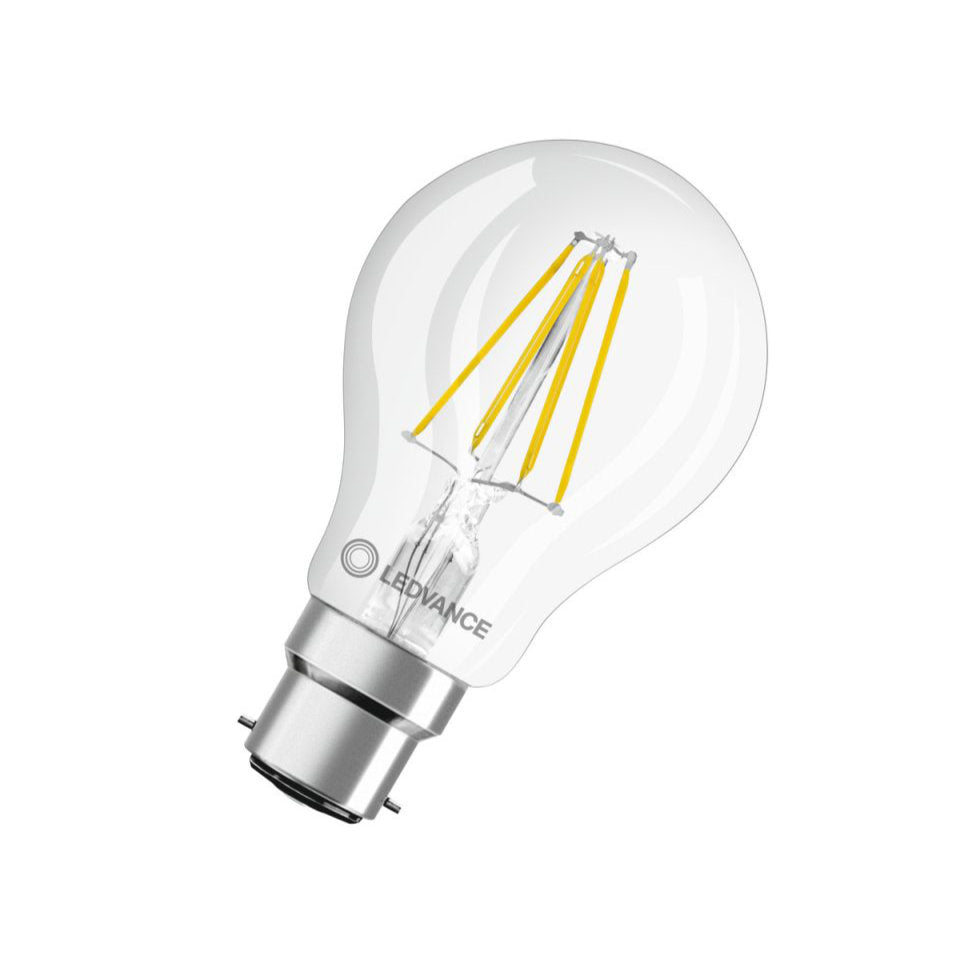 Ledvance LED Standardpære 7W(60W) 827 806lm Dim Klar B22d