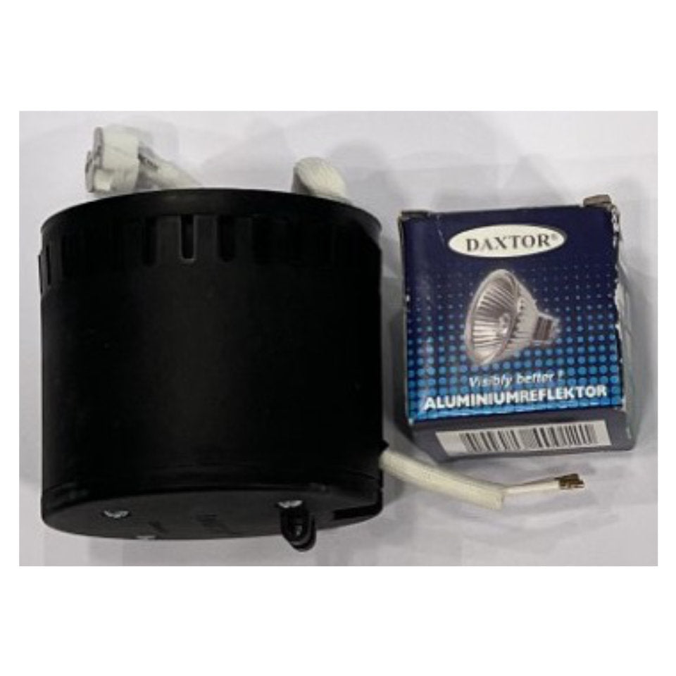 Daxtor Bagdåse til Downlight Easy Up MR16 GU5.3 12V Sort